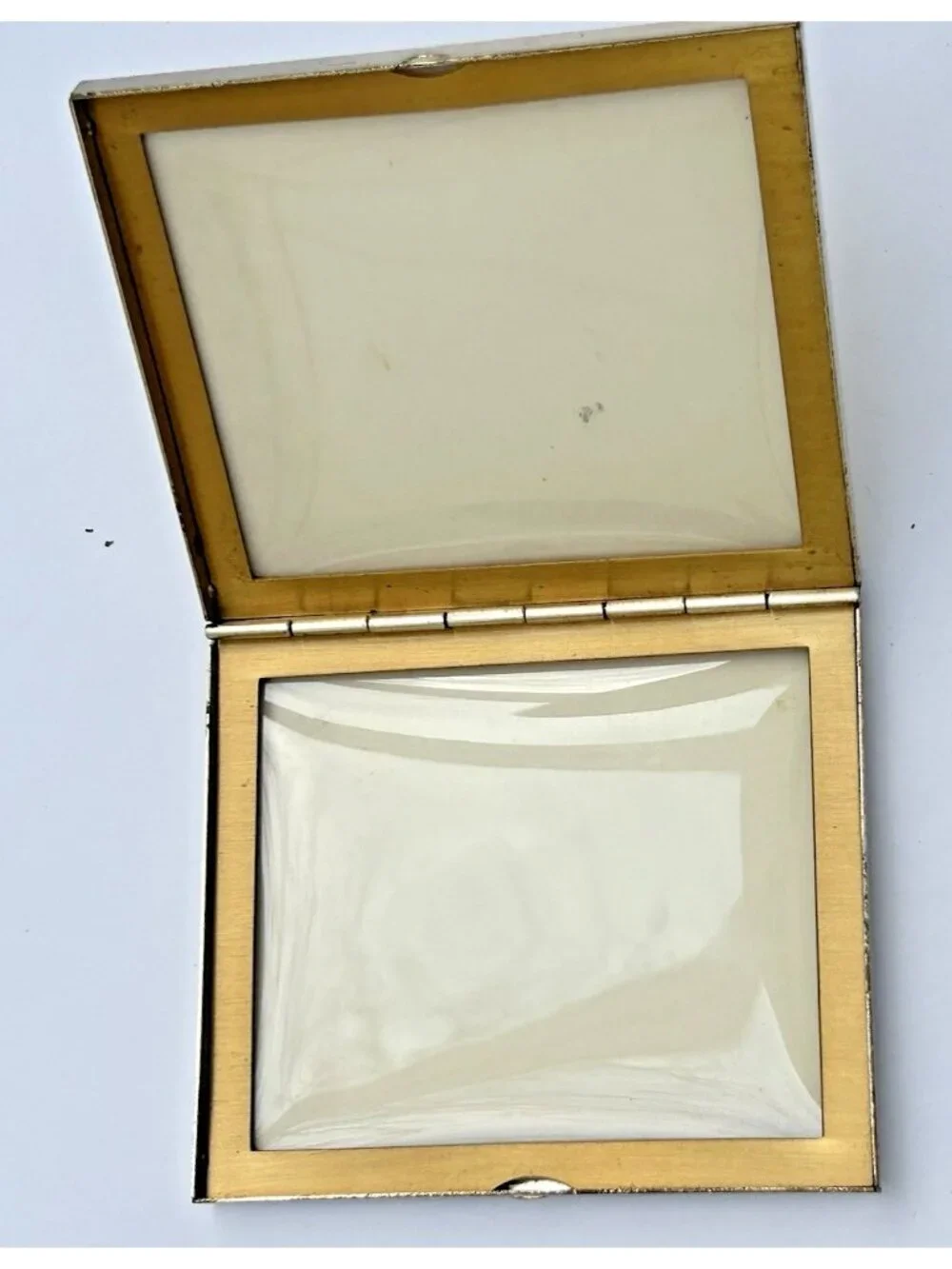 Vintage Etched Pennsylvania Souvenir Silvertone GoldTone Small Picture Frame